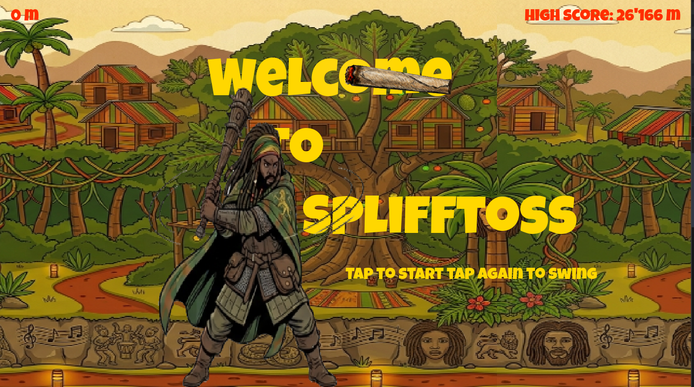 Screenshot von Splifftoss